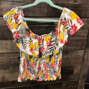 Francesca tropical blouse